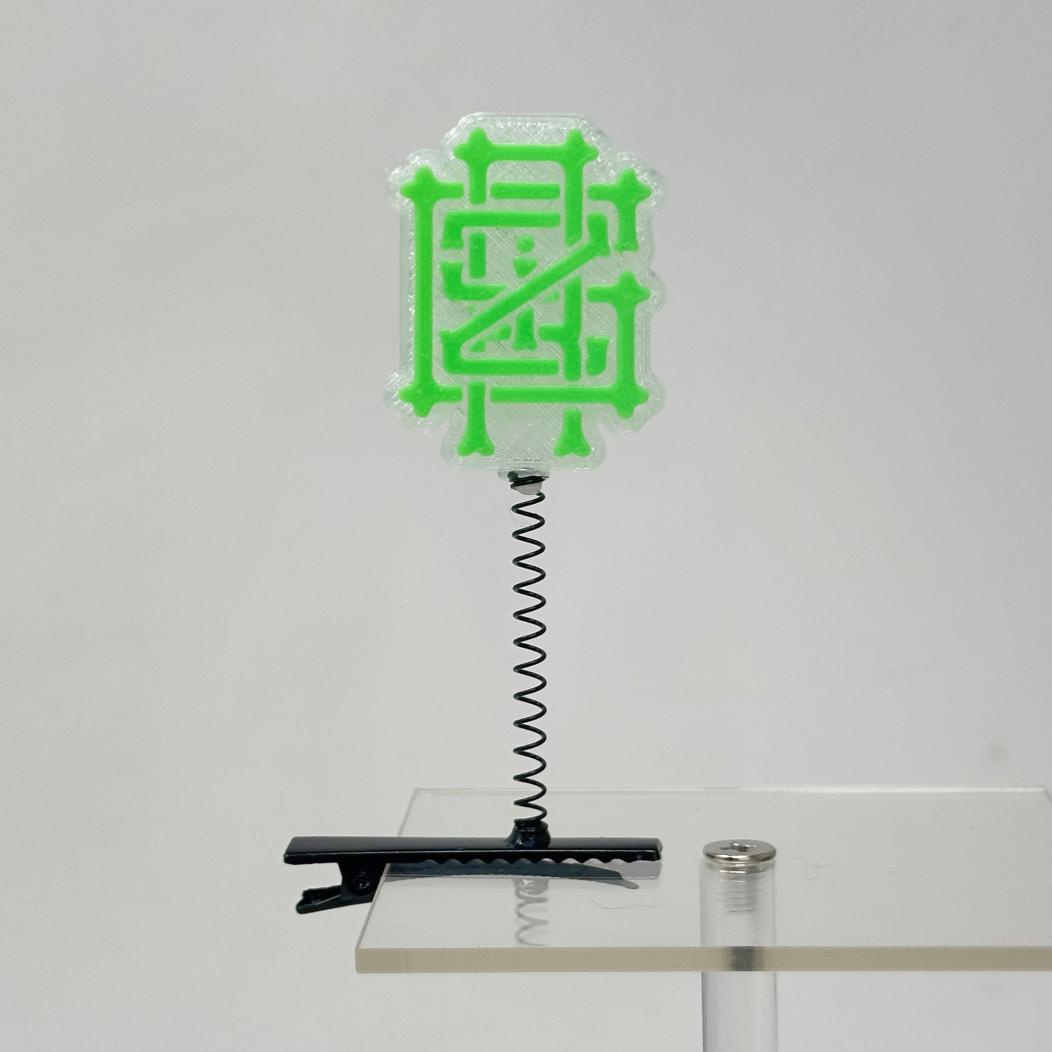 Griz Logo Emblem Rave Sprout Festival Trinket