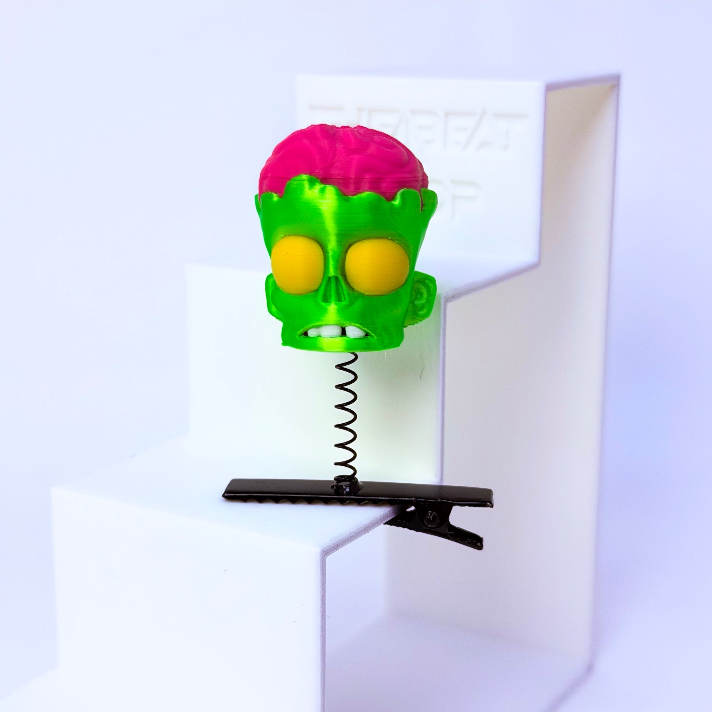 Apocalypse Zombie rave sprout 1 pack — EDM bass music festival hair clip accessory