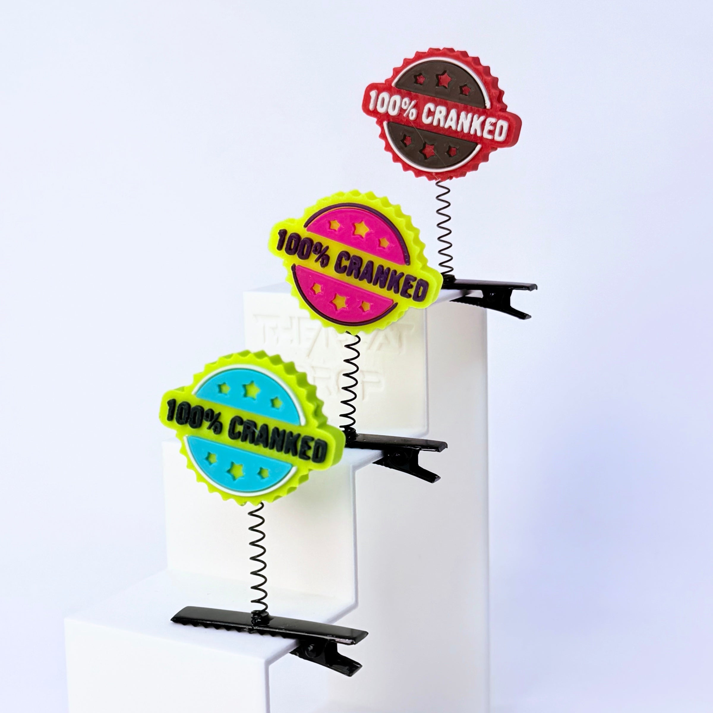 Crankdat 100% Cranked Rave Sprouts | EDM accessory | Festival Gift | Yellow Green Red