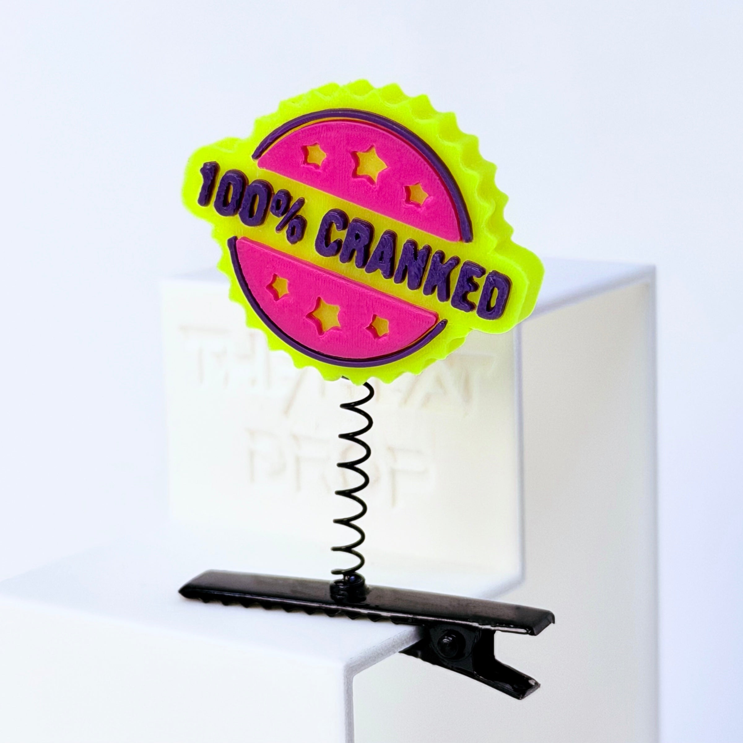 Crankdat 100% Cranked Rave Sprouts | EDM accessory | Festival Gift | Yellow Green Red