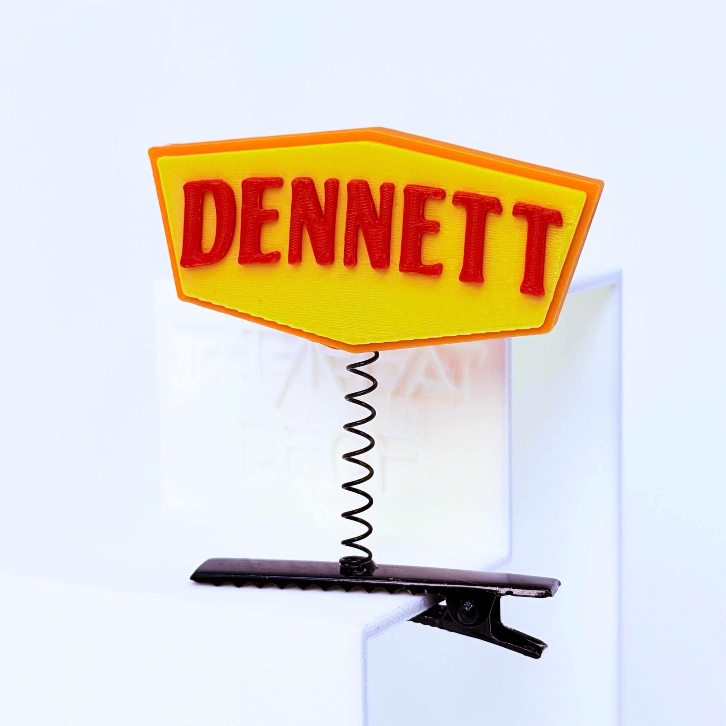 Dennett rave sprout orange — EDM festival hair clip accessory