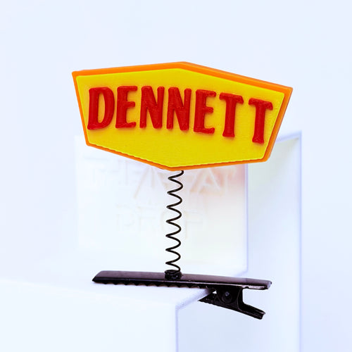 Dennett rave sprout orange — EDM festival hair clip accessory