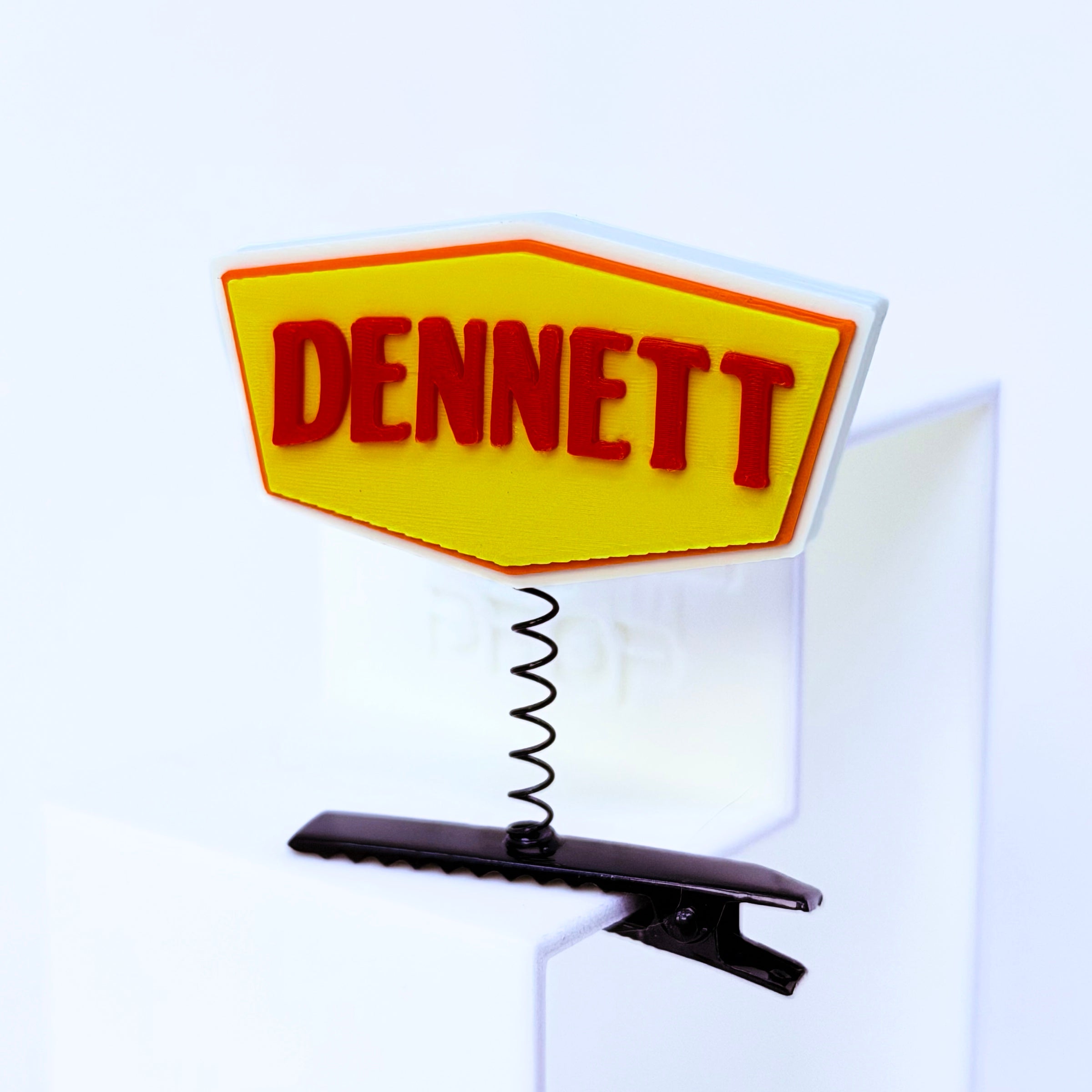 Dennett rave sprout white — EDM festival hair clip accessory