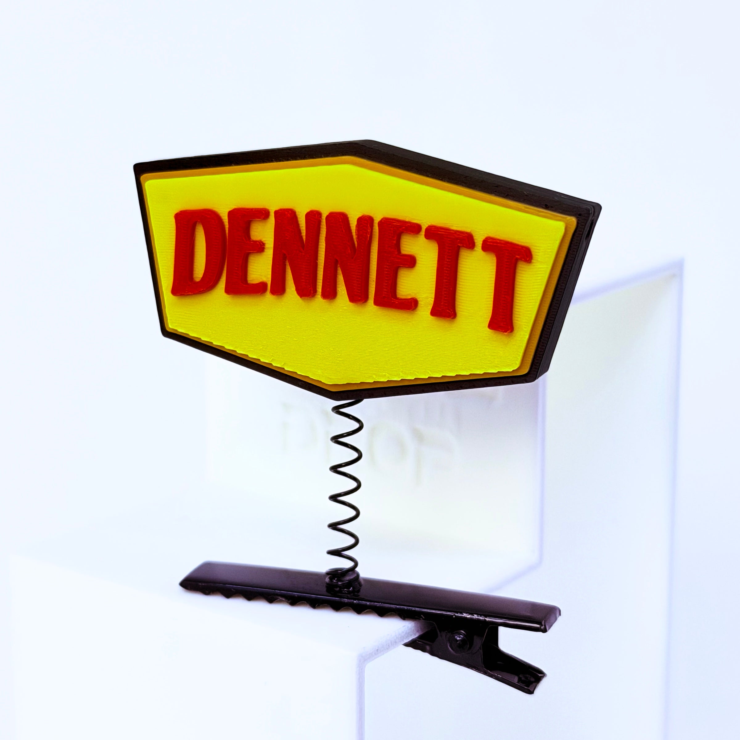Dennett rave sprout black — EDM festival hair clip accessory