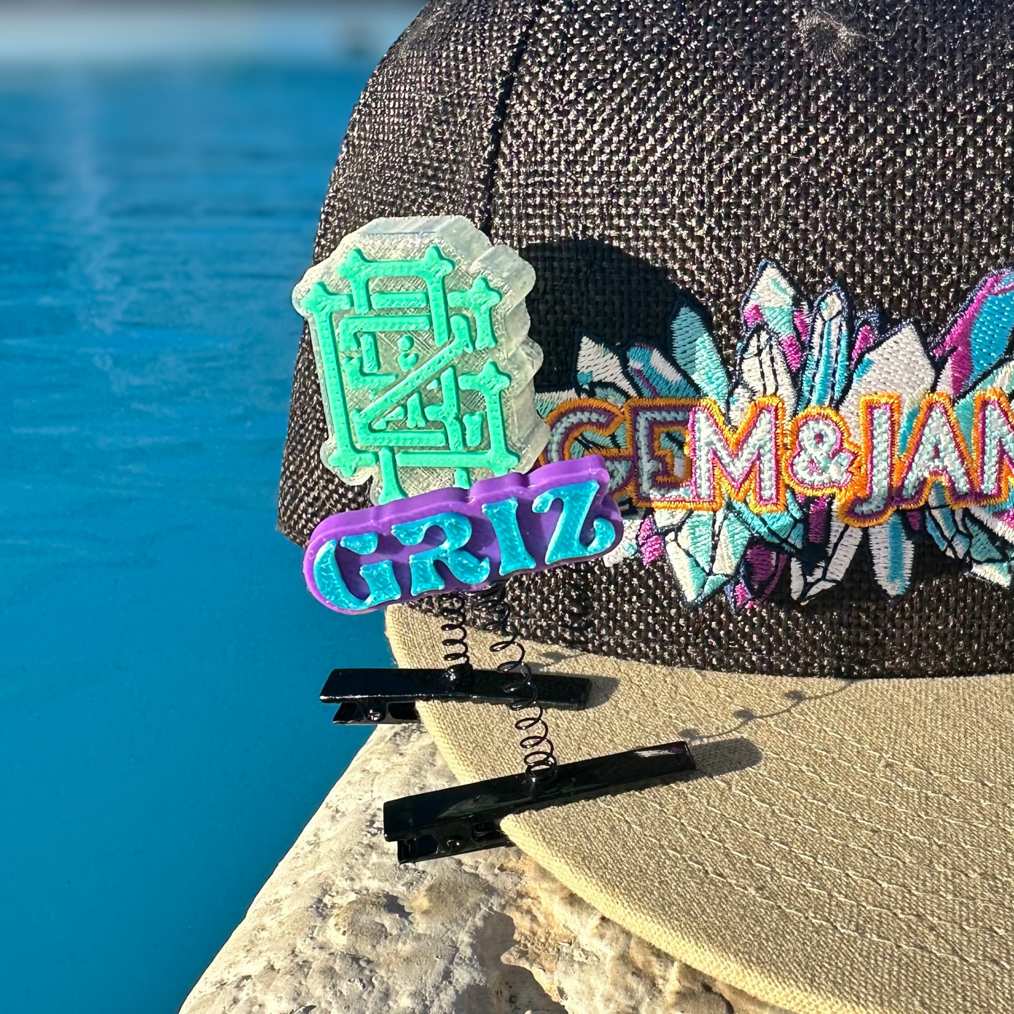 Griz Logo Emblem Rave Sprout Festival Trinket