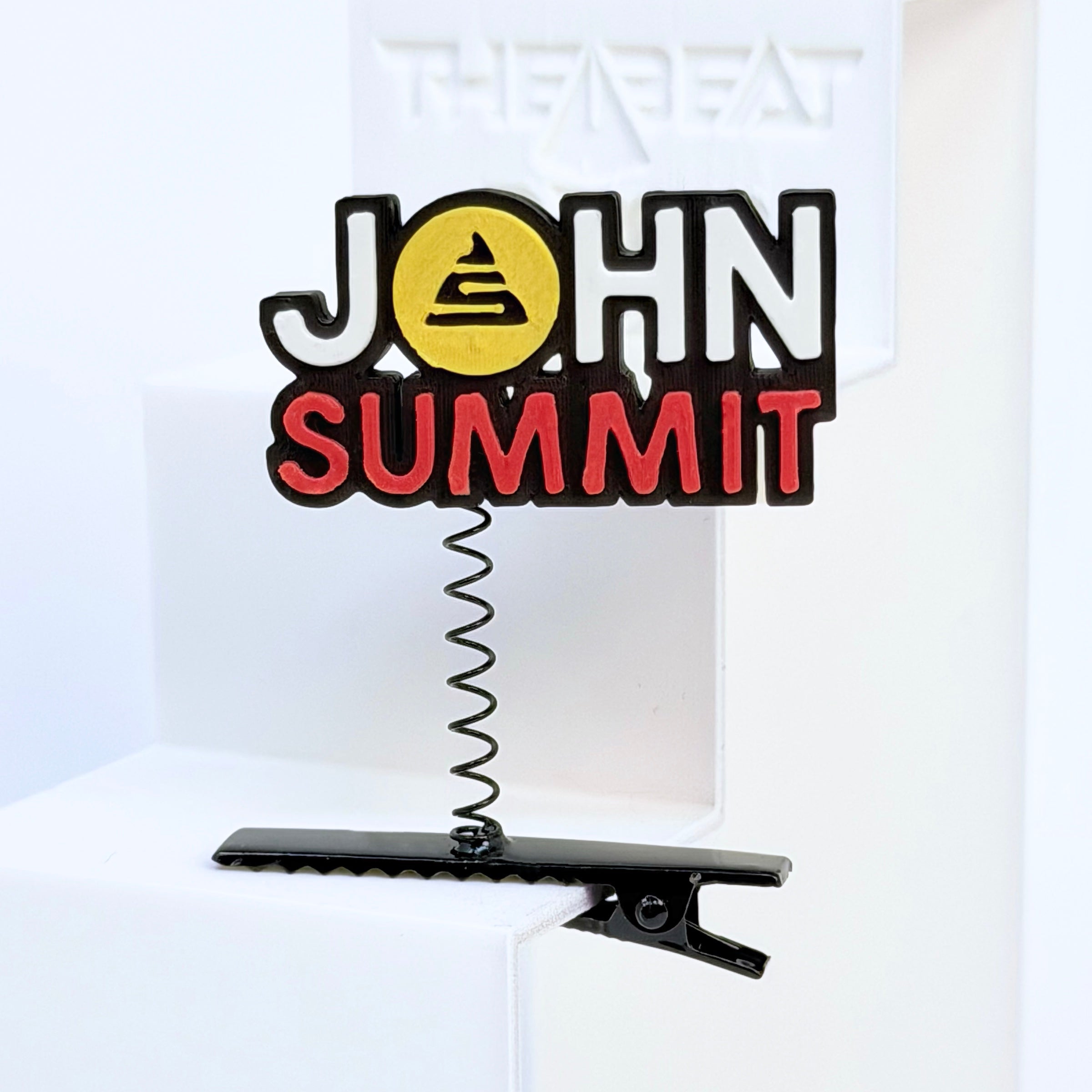 John Summit rave sprout black 3D printed festival hair clip rave accessory