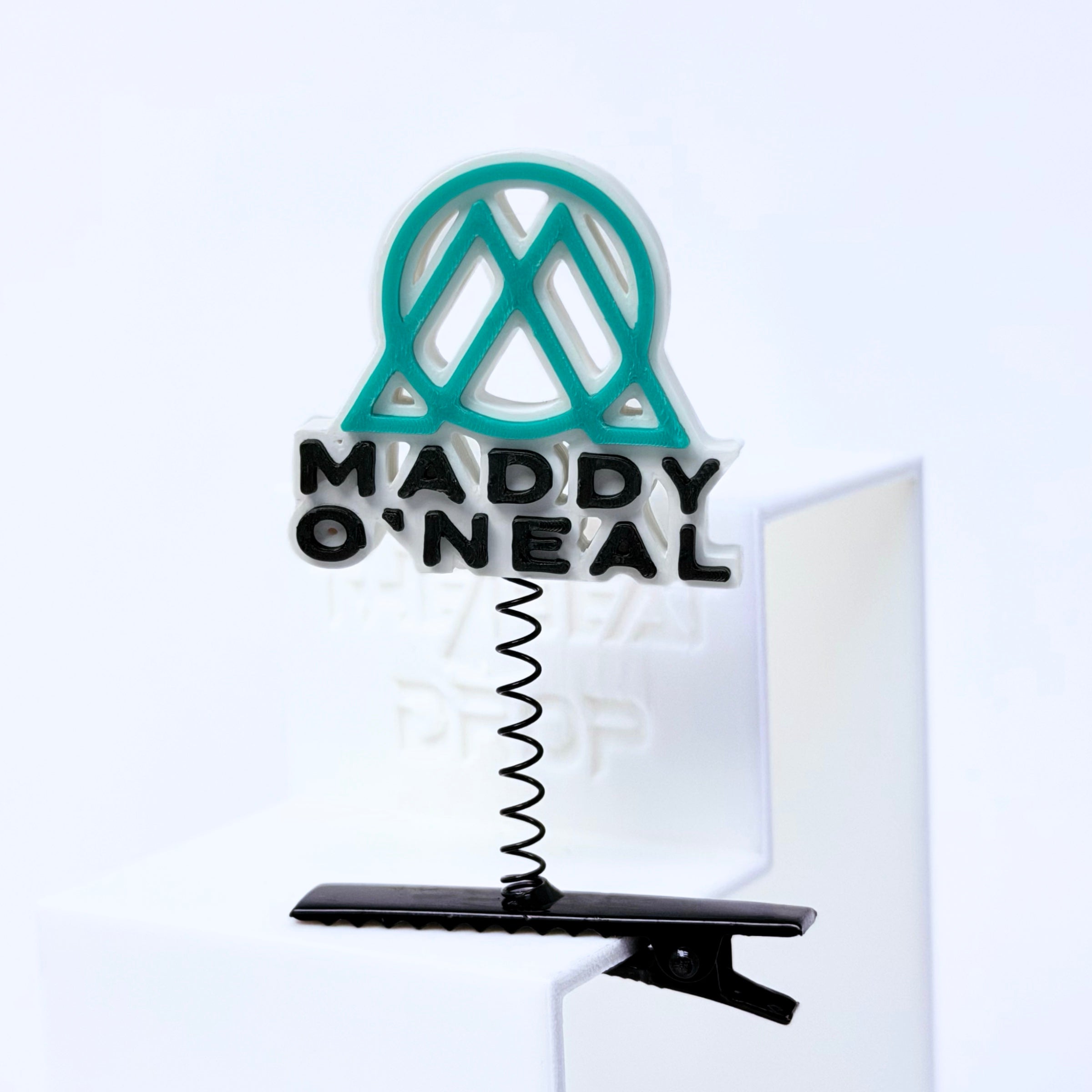 Maddy O'Neal rave sprout teal — EDM festival hair clip accessory