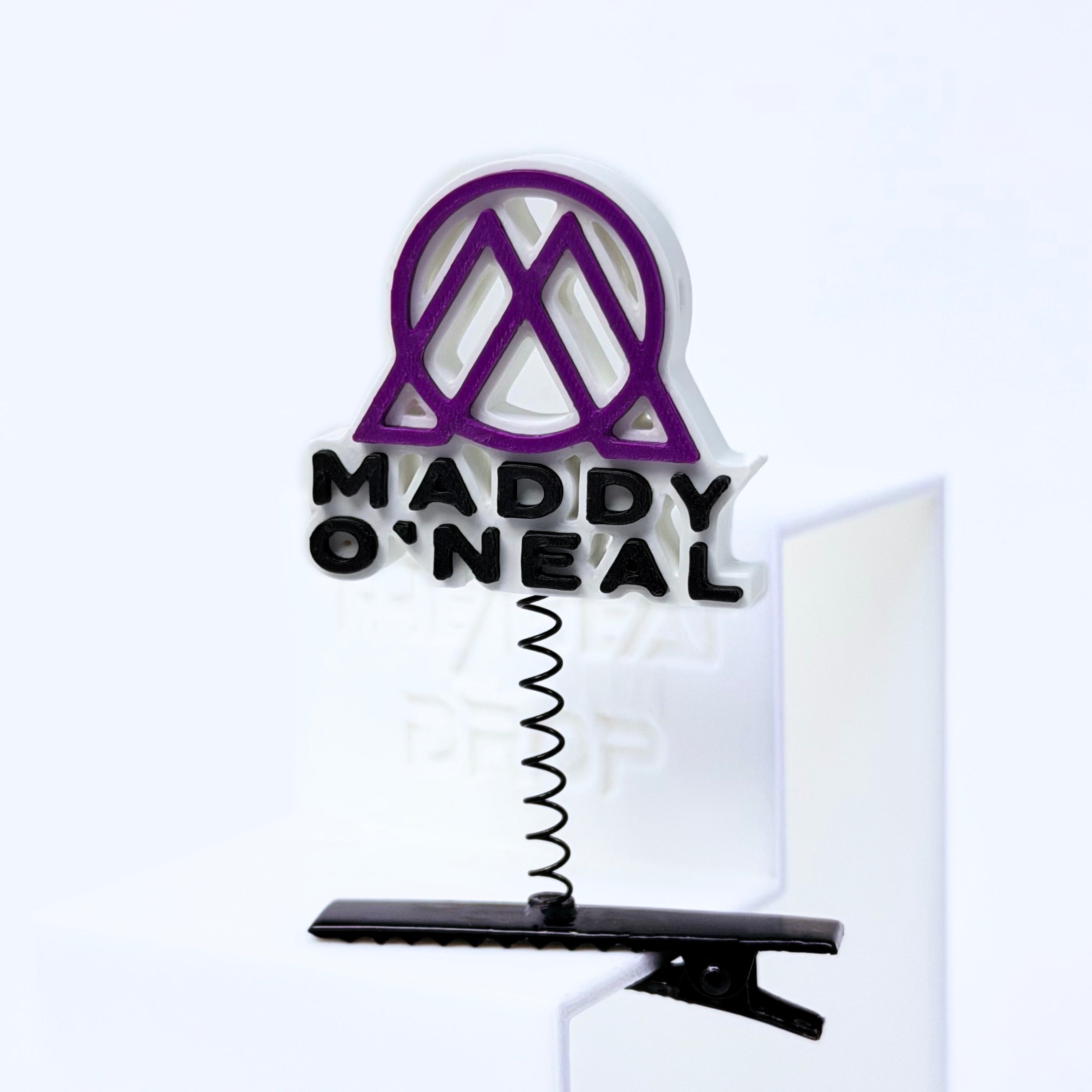Maddy O'Neal rave sprout purple — EDM festival hair clip accessory