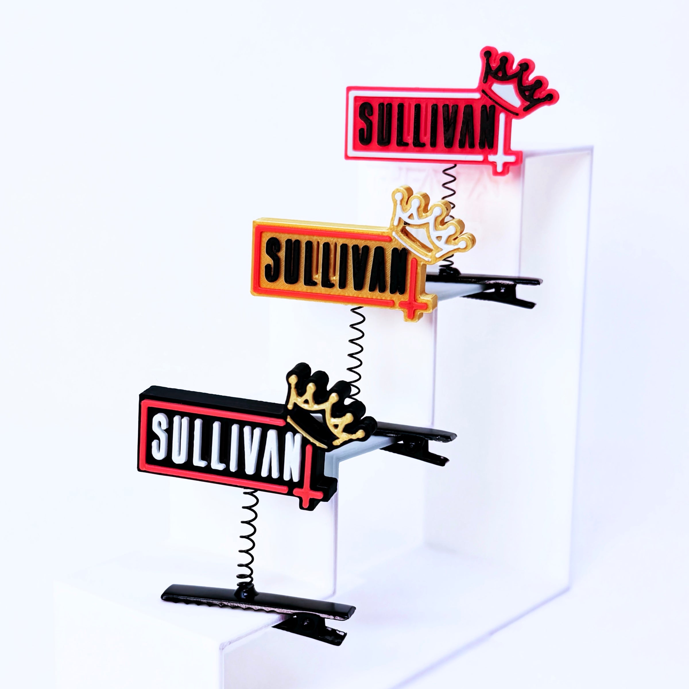Sullivan King rave sprout multi-color — rock EDM festival hair clip accessory