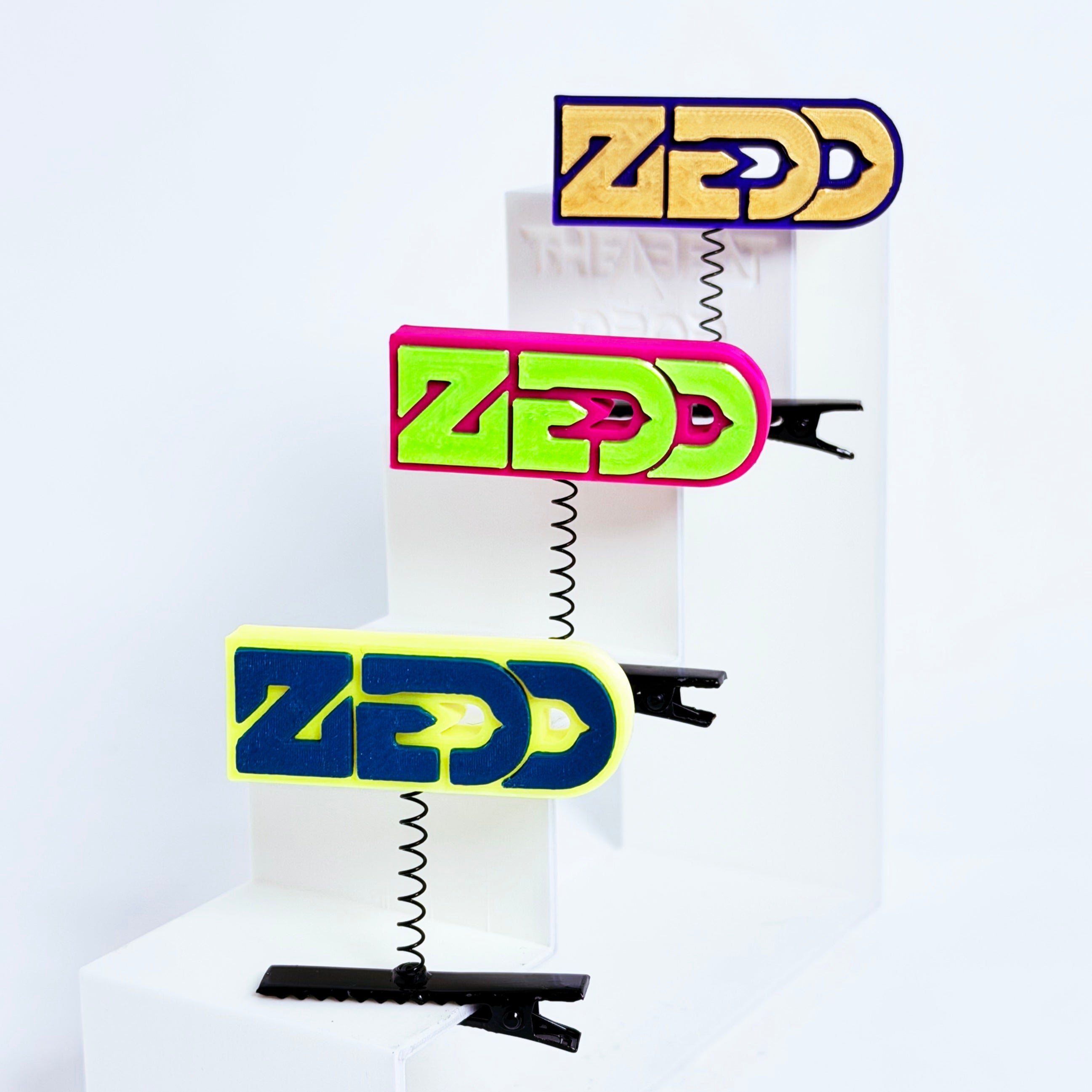 Zedd rave sprout multi-color — EDM festival hair clip accessory