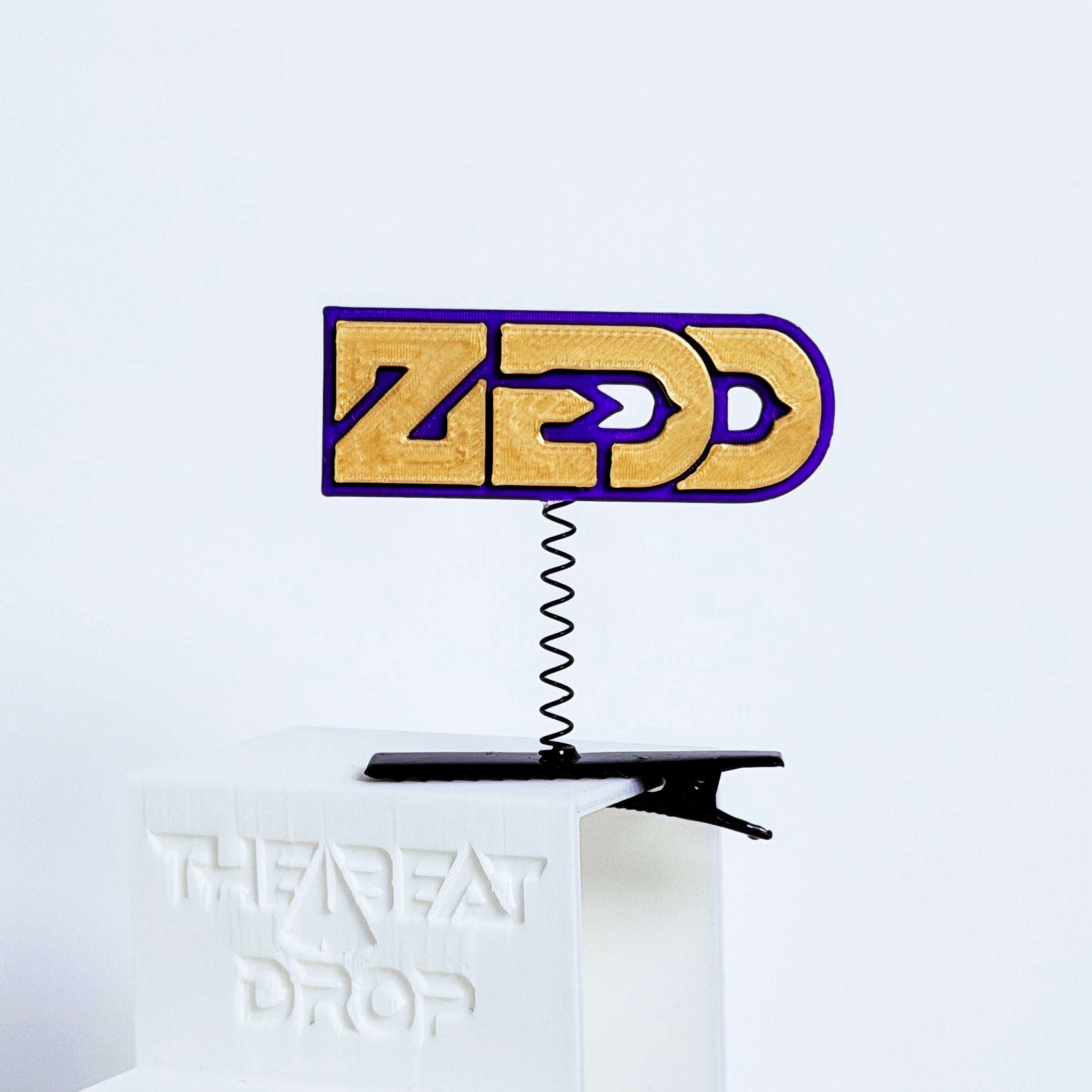 Zedd rave sprout purple — EDM festival hair clip accessory