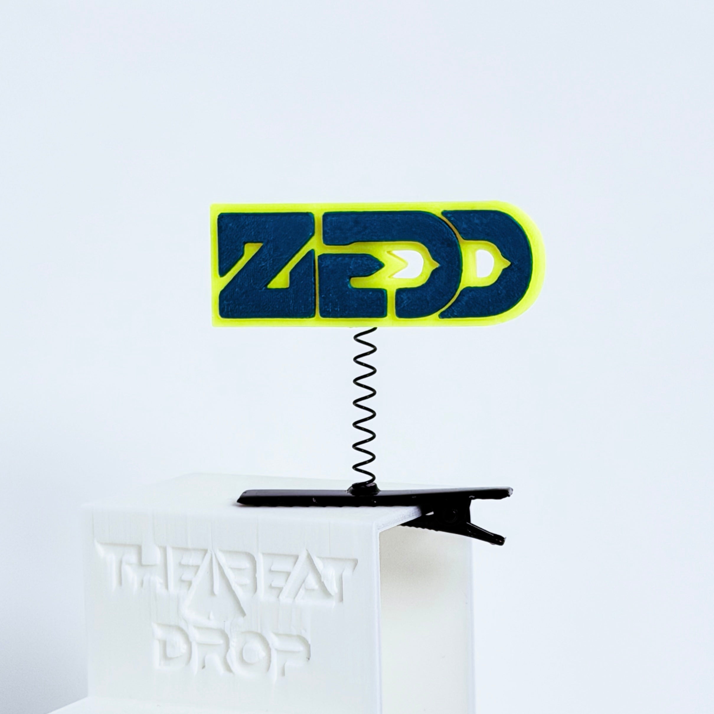 Zedd rave sprout yellow — EDM festival hair clip accessory